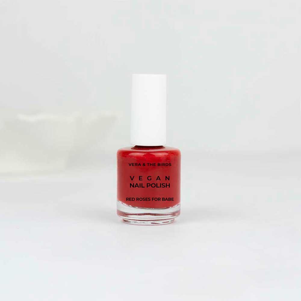 Vegan Nail Polish 'Red Roses for Babe'