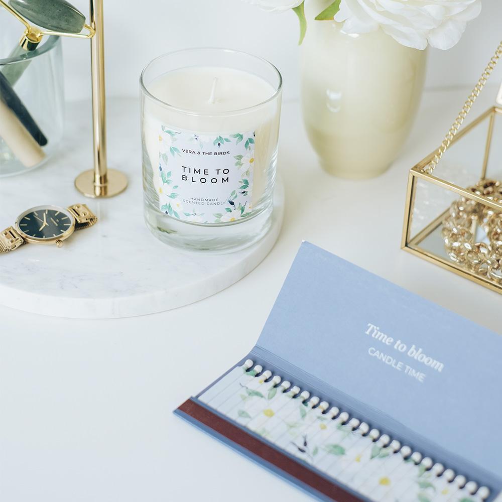 Time to Bloom Handmade Scented Candle