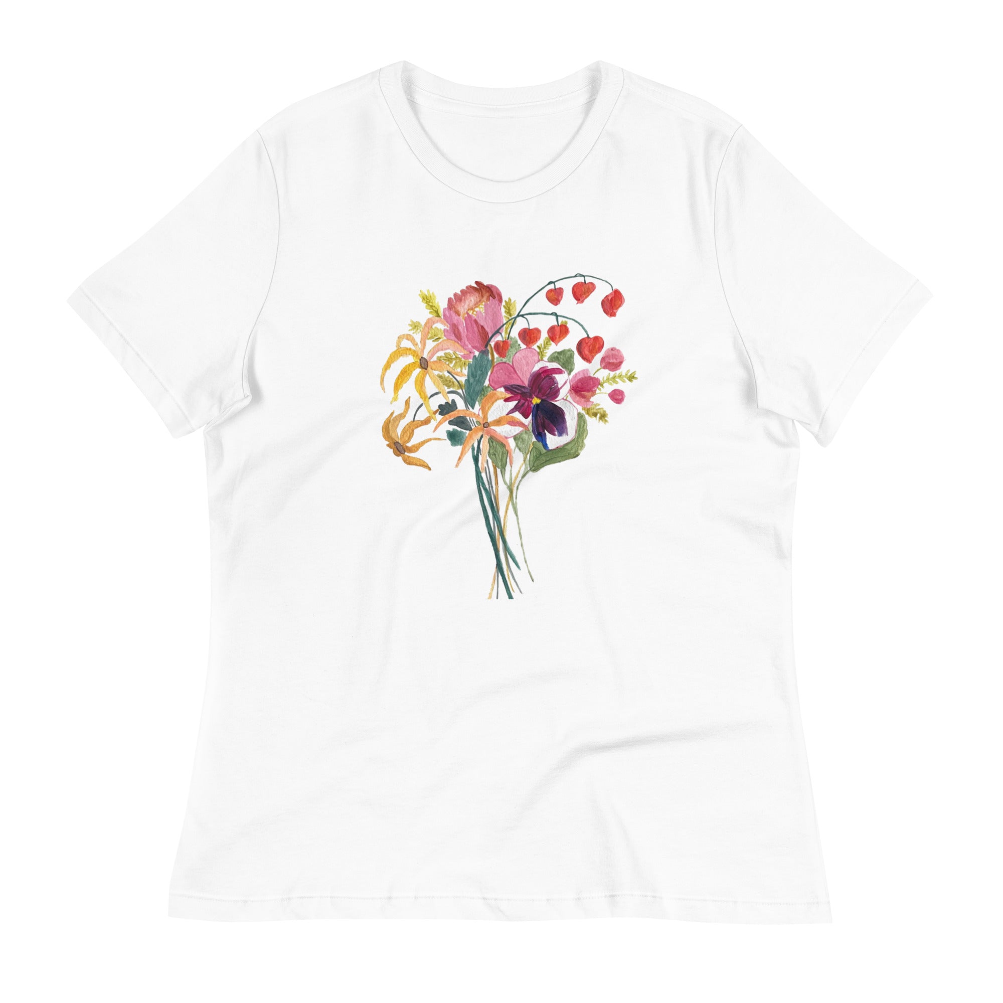 'Bouquet me up' short sleeve t-shirt